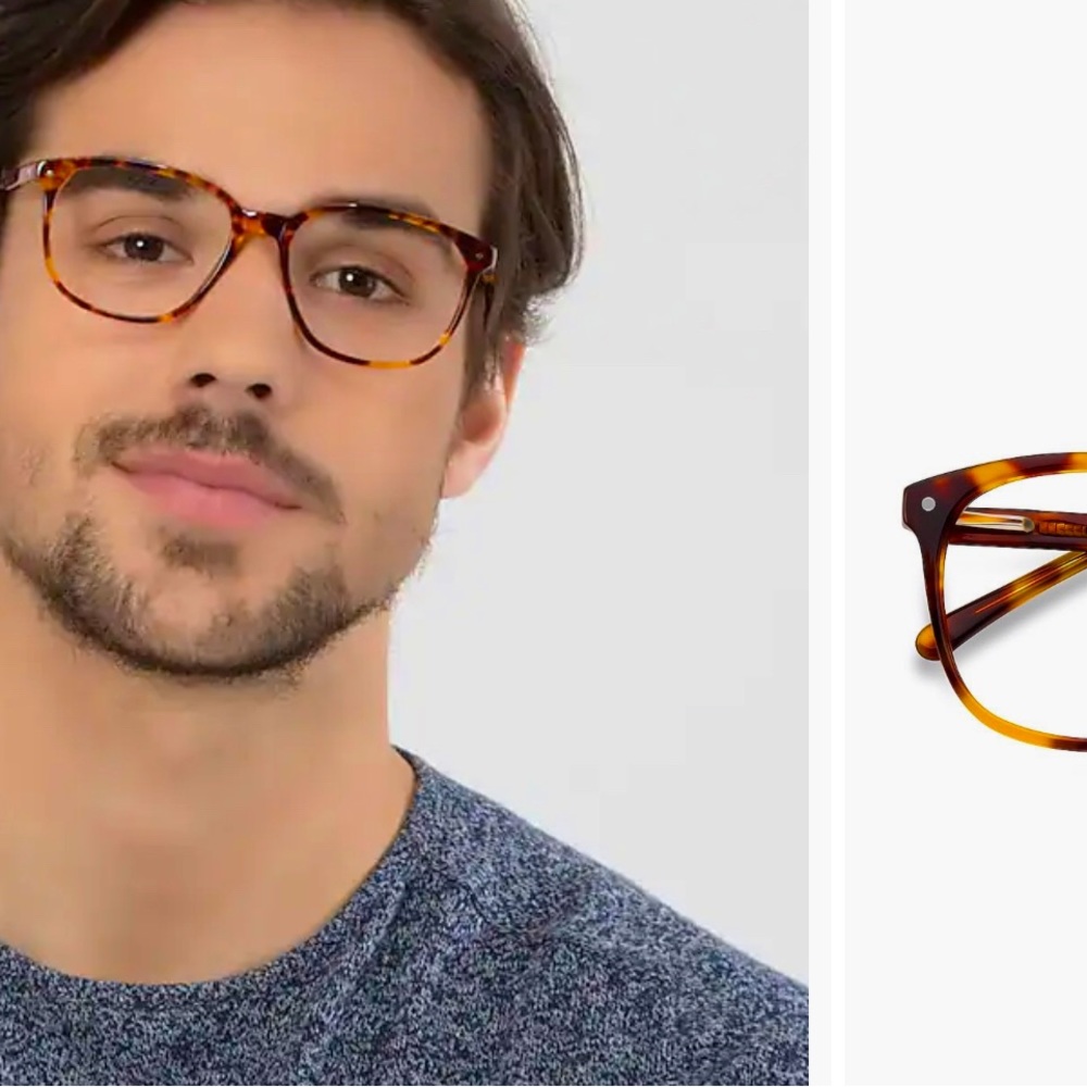 Tortoise shell eye glass frames